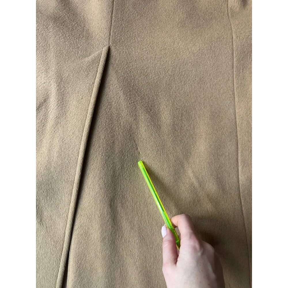 Jos. A. Bank Top Coat Wool Camel Tan Tailored Fit Made in USA executive collect - Picture 13 of 16